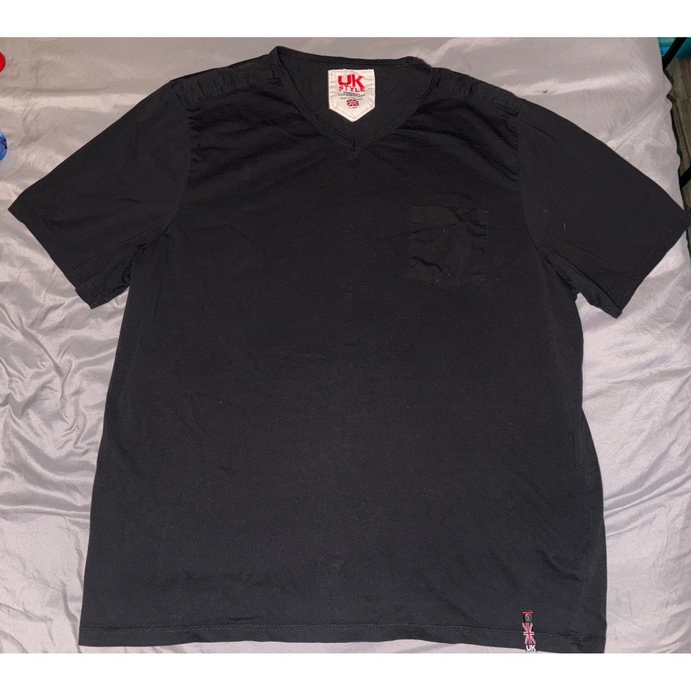 French Connection UK Style‎ Men's Black Utility Pocket Tee, XL